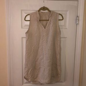 linen coverup dress